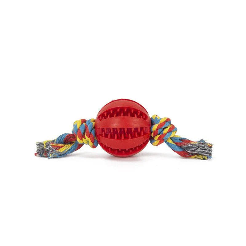 Dog Toy Interactive Ball for Dog Chewing Toys for Pet Tooth Cleaning Dog Food Ball Solid Toy Ball Dog Chewing