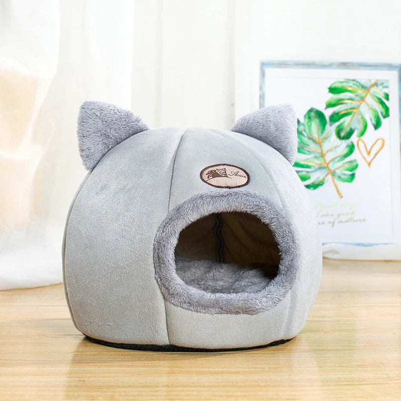 New Deep Sleep Comfort in Winter Cat Bed Small Dog House Pets Tent Cozy Cave Nest Indoor