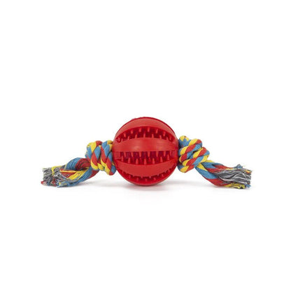 Dog Toy Interactive Ball for Dog Chewing Toys for Pet Tooth Cleaning Dog Food Ball Solid Toy Ball Dog Chewing