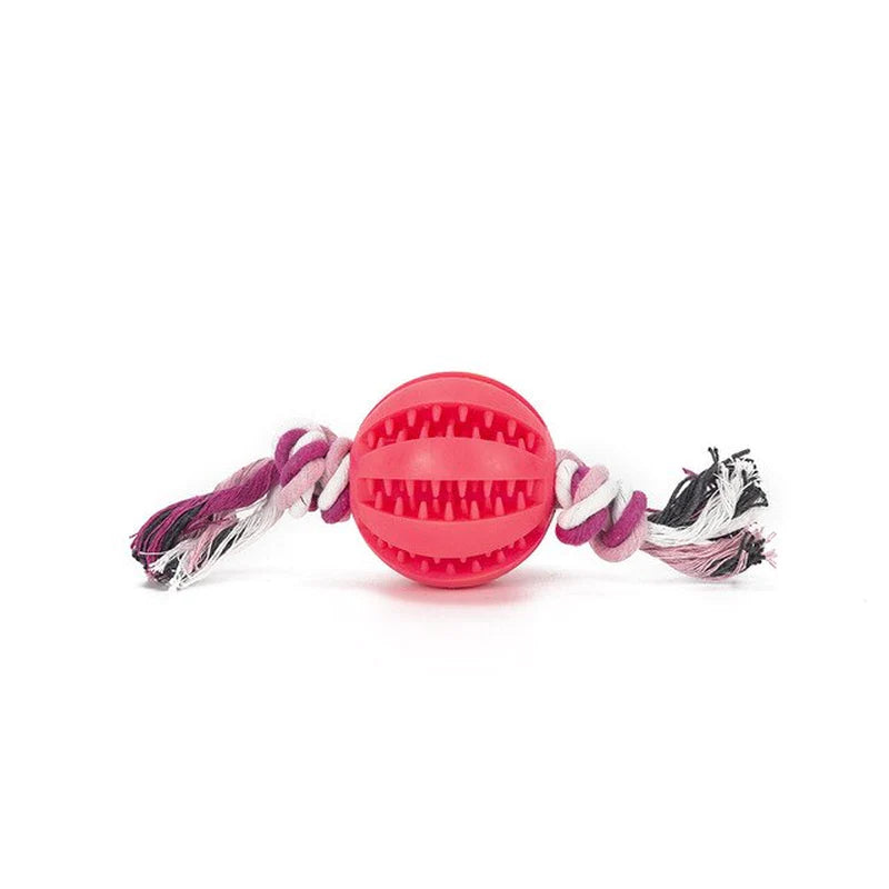 Dog Toy Interactive Ball for Dog Chewing Toys for Pet Tooth Cleaning Dog Food Ball Solid Toy Ball Dog Chewing