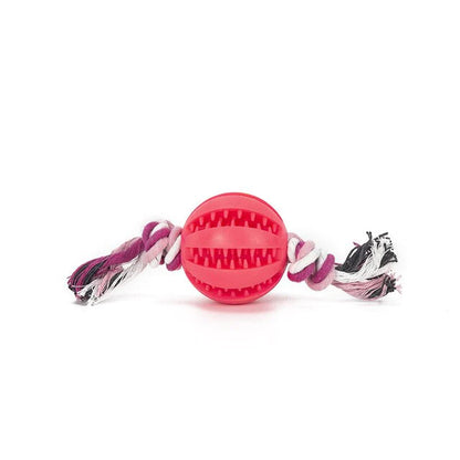 Dog Toy Interactive Ball for Dog Chewing Toys for Pet Tooth Cleaning Dog Food Ball Solid Toy Ball Dog Chewing