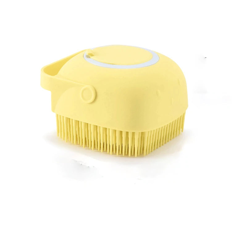 Soft Brush Bath Massage Gloves for Dogs and Cats