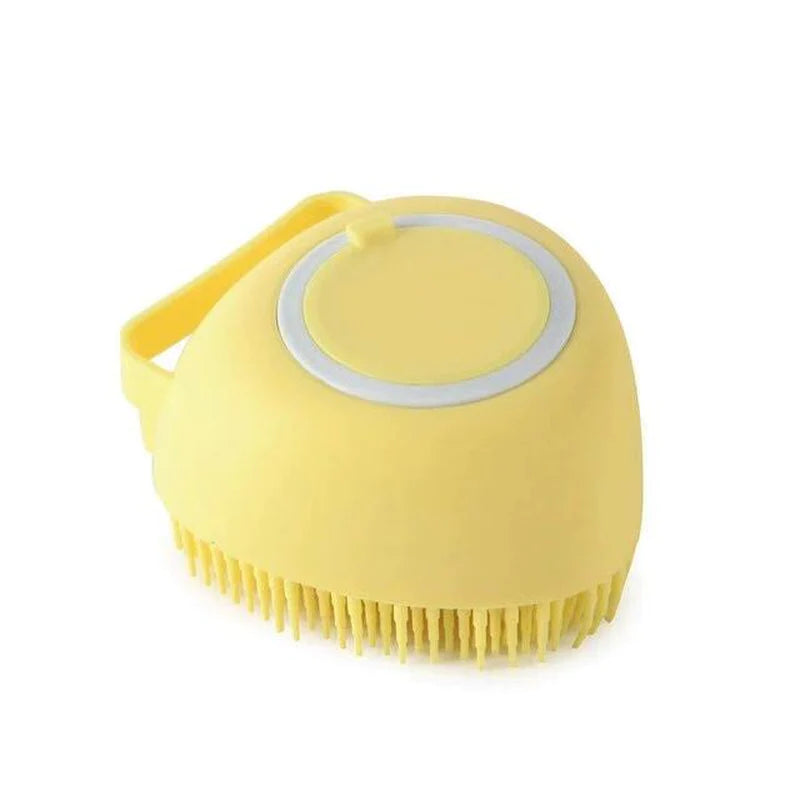 Soft Brush Bath Massage Gloves for Dogs and Cats