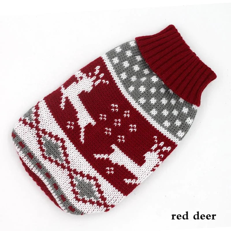 Warm Dog Clothes for Small Medium Dogs Knitted Sweater Pet Clothing for Chihuahua Bulldogs Puppy Costume Coat Winter
