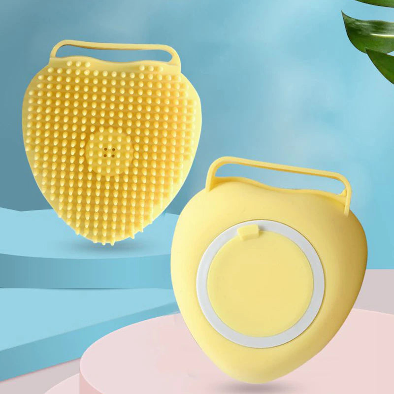 Soft Brush Bath Massage Gloves for Dogs and Cats