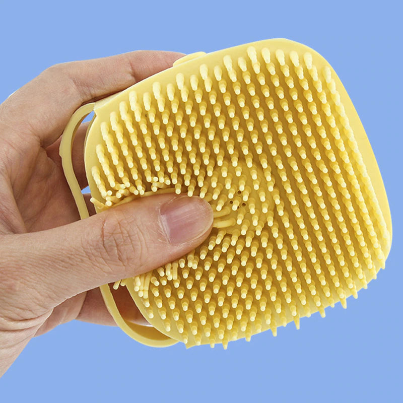 Soft Brush Bath Massage Gloves for Dogs and Cats
