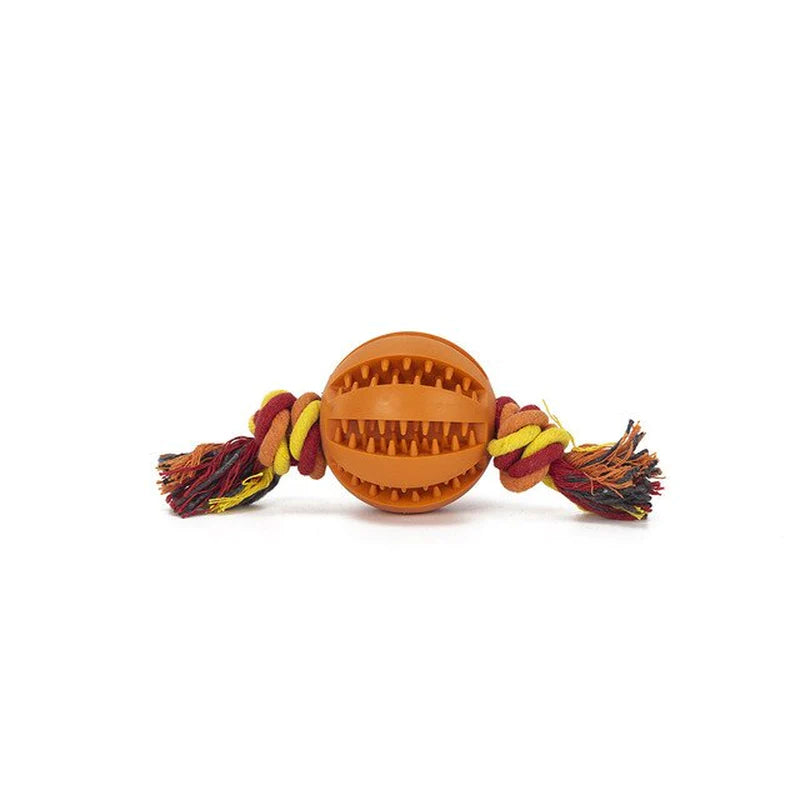 Dog Toy Interactive Ball for Dog Chewing Toys for Pet Tooth Cleaning Dog Food Ball Solid Toy Ball Dog Chewing