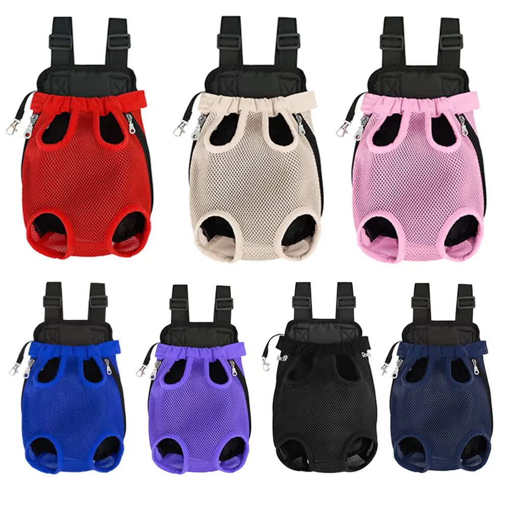 Adjustable Cat/Small Dog Carrier Bag Pet Double Shoulder Backpack Portable Bag Outdoor Travel Camping Hiking Bag