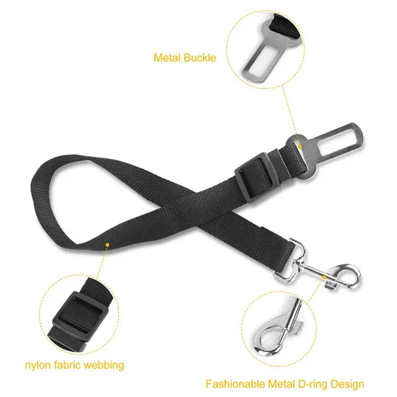 Pet Dog Adjustable Safety Belt 2Pcs
