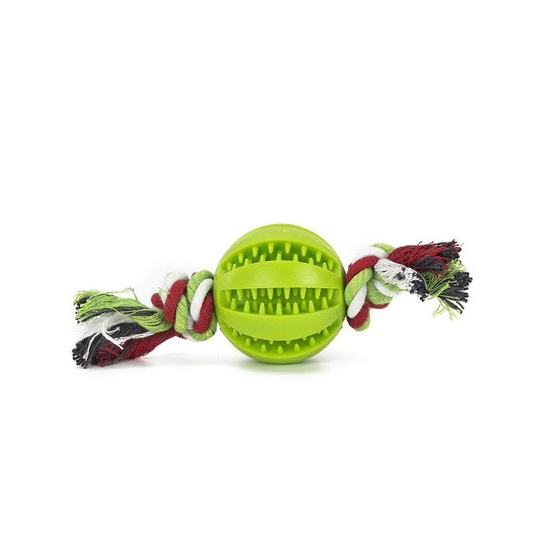 Dog Toy Interactive Ball for Dog Chewing Toys for Pet Tooth Cleaning Dog Food Ball Solid Toy Ball Dog Chewing