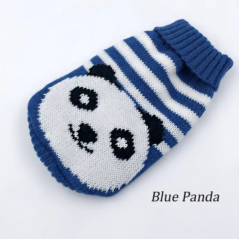Warm Dog Clothes for Small Medium Dogs Knitted Sweater Pet Clothing for Chihuahua Bulldogs Puppy Costume Coat Winter