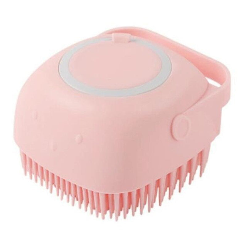 Soft Brush Bath Massage Gloves for Dogs and Cats