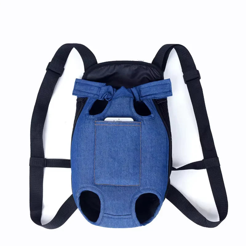 Adjustable Cat/Small Dog Carrier Bag Pet Double Shoulder Backpack Portable Bag Outdoor Travel Camping Hiking Bag