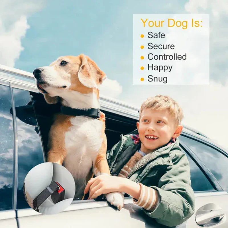 Pet Dog Adjustable Safety Belt 2Pcs